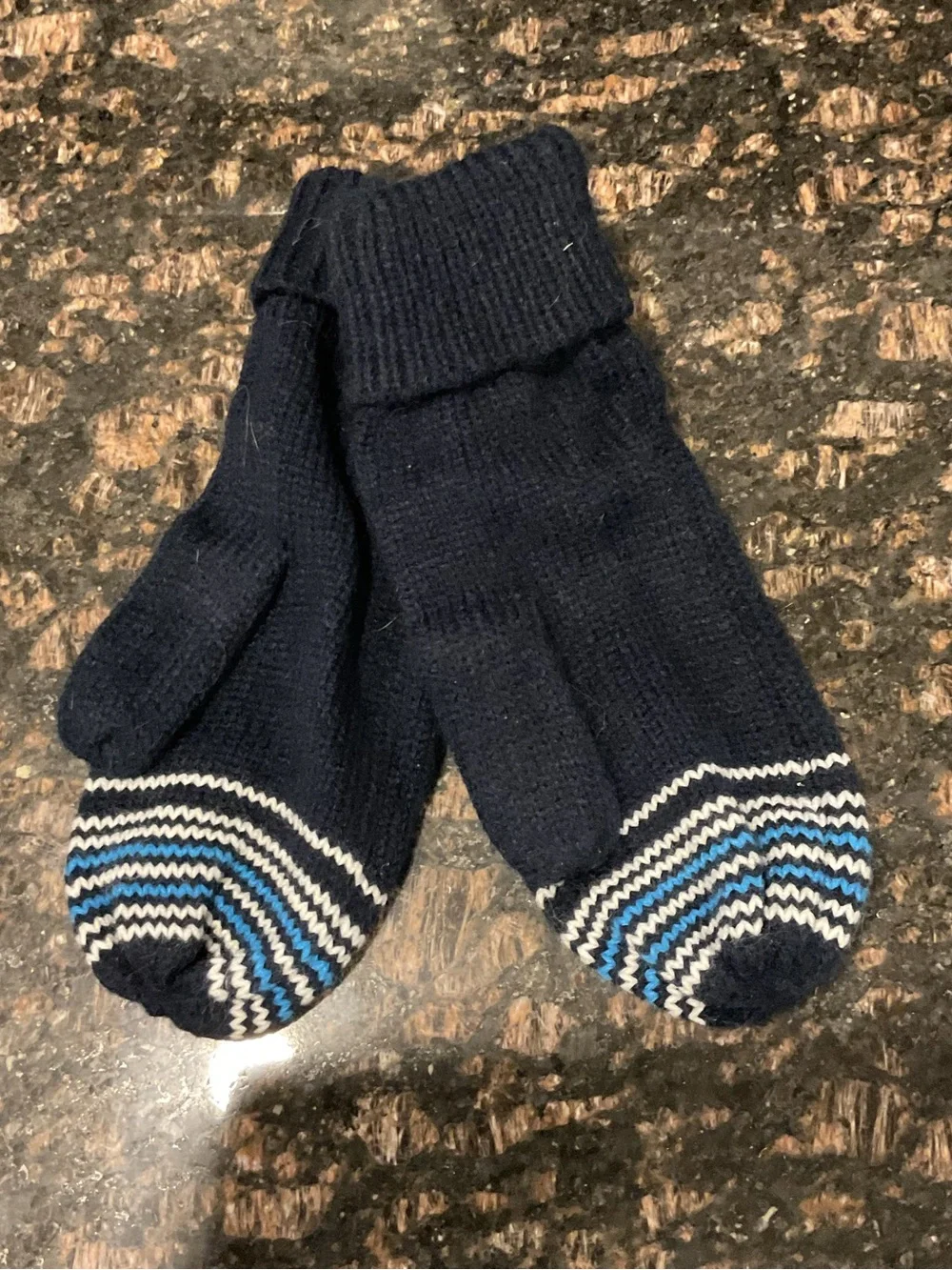 Navy Blue Unisex Bud Light Mittens